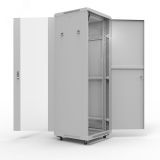 Шкаф напольный 19 Standart 47U 0.6х0.8м стекло-металл RAL 7035 из 2 частей, 04-2303 REXANT