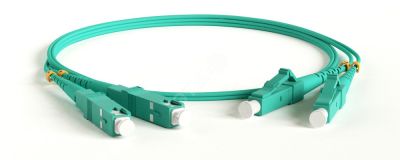 Патч-корд волоконно-оптический (шнур) мм 50/125(OM3) LC-SC duplex 10G LSZH (50м) 247704 Hyperline