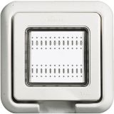 Крышка влагозащитная IP55 Idrobox белый 2 модуля 24602N BTicino
