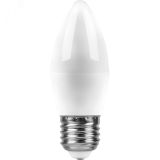 Лампа светодиодная LED 13вт Е27 белый матовая свеча 55167 SAFFIT
