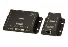 Удлинитель USB 50 метров, 4 порта, USB 2.0, RJ45 1000521012 Aten