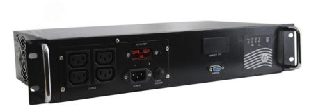 Источник бесперебойного питания Intelligent II 600RMLT se, Rack Mount, line-interactive, 600 Ва/420Вт, фаза 1/1, 4 (IEC320-С13), RS–232, слот для SNMP-карт EN-I2-600RMLT se ELTENA