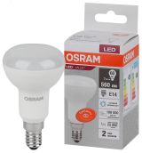 Лампа светодиодная LED 7 Вт E14 6500К 560Лм гриб 220 В (замена 60Вт) OSRAM 4058075581753 LEDVANCE