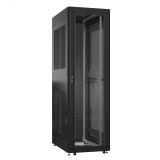 Шкаф серверный 42U 800х1000 передняя дверь: двустворчатая глухой металл IP51. задняя дверь: протект IP41. боковые панели: перфорированные. цвет: черный RAL9005  EX 8042.9562 SYSMATRIX