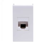 VIVA Розетка компьютерная RJ45 1 модуль категория 5е белая 45038 DKC