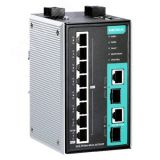 Коммутатор управляемый 8 x 10/100BaseTX с функциейPower Over Ethernet (PoE/PoE+), 2 x Combo Gigabit,с расширенным диапазоном температур EDS-P510A-8POE-2GTXSFP-T MOXA
