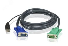 Кабель KVM VGA, USB, 3 метра 1000159709 Aten