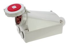 Розетка настенная 125A/400V/3P+E/IP67 00-00032478 INPIN