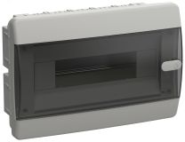 Корпус пластиковый встраиваемый на 12 модулей ЩРВ-П-12 IP41 UNION Compact черная прозрачная дверь UIC-KP12-V-12-41-K01 IEK