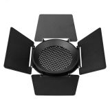 Бленда с сетчатым фильтром и посадочным кольцом LGD-NIKA-BDH-R100 (BK) (металл) 036008 Arlight