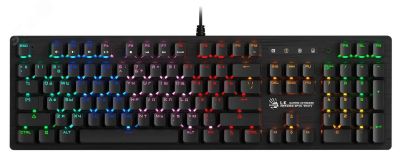 Клавиатура Bloody B820R Blue S, USB, for gamer LED, черный 477614 A4Tech
