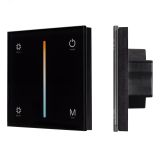 Панель SMART-P21-MIX-G-IN Black (12-24V, 4x3A, Sens, 2.4G) (IP20 Пластик, 5 лет) 033765 Arlight