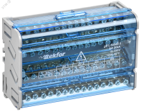 TEKFOR Шины на DIN-рейку (кросс-модуль) ШНК 4х15 3L+PEN IEK TF-DN10-4-15-125 IEK