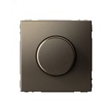 ARTGALLERY светорегулятор (диммер) повор-нажим, LED, RC, 400Вт, механизм, мокко GAL000623 Systeme Electric