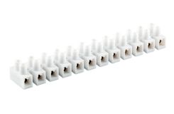 Колодка клеммная винтовая, линейка 12 штук, полиамид, LD225-10A DIY 39890 STEKKER