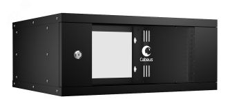 Шкаф телекоммуникационный настенный 19дюймов 4U 10184c Cabeus