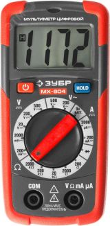 Мультиметр цифровой портативный MX-804 59804 ЗУБР