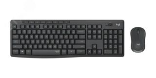 Комплект клавиатура + мышь беспроводной MK295, 111 клавиш, 1000 dpi, черный 7000006155 Logitech