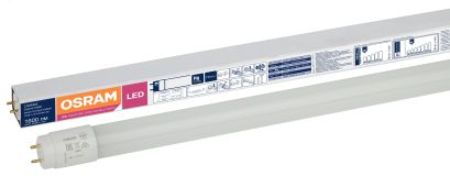 Лампа светодиодная LED 18Вт G13 SubstiTUBE Basic(замена 36 Вт),дневной белый 4000К, двухстороннее прямое включение Osram 4058075377547 LEDVANCE