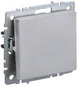 BRITE Выключатель одноклавишный 10А ВС10-1-0-БрА алюминий BR-V10-0-10-K47 IEK