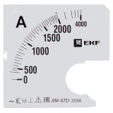 Шкала сменная для A721 2000/5А-1,5 PROxima s-a721-2000 EKF
