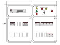 Щит управления электрообогревом DEVIBOX HR 6x2800 D850 (в комплекте с терморегулятором) DBR018 DEVIbox