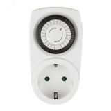Таймер механический с розеткой 220В 12/24ч 3500Вт UST-M10 WHITE UL-00003765 Uniel