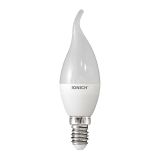 Лампа светодиодная LED 6w 6500К, E14, 540Лм, матовая свеча на ветру IONICH 1608 UNIVersal