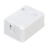 Корпус настенной розетки для установки 1-ой вставки типа Keystone Jack цвет белый WRline 505219 WRLine