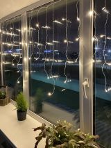 ENOB-2B Гирлянда LED Бахрома 2м*1м теплый свет, 24V, IP44 (80/960) необходим трансформатор Б0041911 приобретается отдельно Б0041907 ЭРА