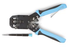 Инструмент обжимной HT-2008A для RJ-45/ RJ-12/ RJ-11 8P8C 6P6C 6P4C 4P4C профессиональный 3479 Hyperline