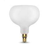 Лампа светодиодная филаментная LED 10 Вт 890 лм 4100К AC185-265В E27 груша А190 нейтральный матовая колба диммируемая Black Filament Gauss 1017802210-D GAUSS