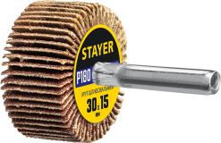 Круг шлифовальный d 30 x 15 мм P180 36606-180 STAYER