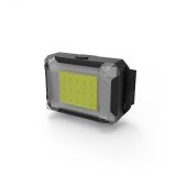 Фонарь налобный светодиодный LED 3 Вт 180 Лм модель GFL304 черный на батарейках 3xAAA Gauss GF304 GAUSS