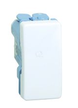 Выключатель проходной узкий, 10А 250В, S27, сл.кость 27201-61 Simon