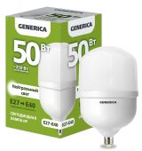 Лампа светодиодная HP 50Вт 230В 4000К E27-E40 GENERICA LL-HP-50-230-40-E27-E40-G IEK