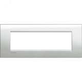 LivingLight. Рамка ''Лунное серебро'', итальянская модульность, 7 модуля LNA4807GL Legrand