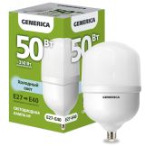 Лампа светодиодная HP 50Вт 230В 6500К E27-E40 GENERICA LL-HP-50-230-65-E27-E40-G IEK