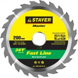 Диск пильный Fast Line 200 x 32мм 24Т 3680-200-32-24 STAYER