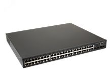 Коммутатор управляемый PoE L3 48 портов 10/100/1000 Мб/с 4хPoE, 4хSFP+ 00-00014166 OSNOVO