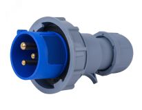 Вилка переносная 2Р+РЕ 16А 220В IP67 ВП-103 26106DEK Dekraft