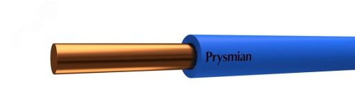 Провод ПУВ 1х1.5 голубой однопроволочный 0401040501 РЭК/Prysmian