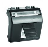 BRAVA Розетка компьютерная RJ45 черная 77655N DKC