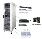 Источник бесперебойного питания Online SKAT-UPS 3000 ВА/2700 Вт без АКБ Шкаф, бесперебойный комплекс клеммы, 8хCEE 7/4 467 Бастион