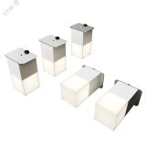 Светодиодный светильник RVE-LBX-LUMO40-PLAZA5010-5-GR (Квадрат Грильято 5шт 40х40х80мм 12Вт встраиваемый 4000K Белый) RVE00003264 RVElektro
