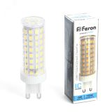 Лампа светодиодная LED 15вт 230в G9 дневной капсульная 38214 FERON