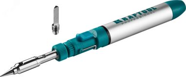 Газовый паяльник SolderPro 70A, набор 3-в-1, 30-70 Вт, горелка, фен, 1300°С 55504-H3 KRAFTOOL