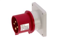 Вилка встраиваемая 32A/400V/3P+E/IP44, фланец 86x86 00-00032419 INPIN