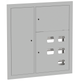Щит этажный 5 кв. RAL9003 со слаботочным отсеком слева (1000х950х160) PROxima mb29-v-5z-ral9003 EKF
