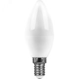 Лампа светодиодная LED 11вт E14 дневной матовая свеча 55171 SAFFIT